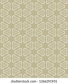 Seamless geometric line pattern in arabian style. Repeating linear texture for wallpaper, packaging, banner, invitation, business card, fabric print.Monochrome graphic background, lace pattern