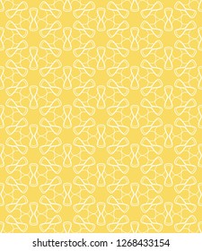 Seamless geometric line pattern in arabian style. Repeating linear texture for wallpaper, packaging, banner, invitation, business card, fabric print.Monochrome graphic background, lace pattern