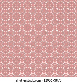 Seamless geometric line pattern in arabian style. Repeating linear texture for wallpaper, packaging, banner, invitation, business card, fabric print.Monochrome graphic background, lace pattern
