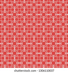 Seamless geometric line pattern in arabian style. Repeating linear texture for wallpaper, packaging, banner, invitation, business card, fabric print.Monochrome graphic background, lace pattern