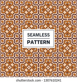 Seamless geometric line pattern in arabian style, ethnic ornament. Endless hexagonal texture for wallpaper, banners, invitation cards. Abstract background.