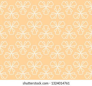 Seamless geometric line pattern in arabian style. Repeating linear texture for wallpaper, packaging, banner, invitation, business card, fabric print.Monochrome graphic background, lace pattern