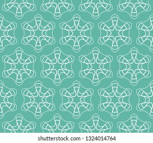 Seamless geometric line pattern in arabian style. Repeating linear texture for wallpaper, packaging, banner, invitation, business card, fabric print.Monochrome graphic background, lace pattern