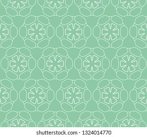 Seamless geometric line pattern in arabian style. Repeating linear texture for wallpaper, packaging, banner, invitation, business card, fabric print.Monochrome graphic background, lace pattern