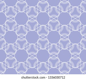Seamless geometric line pattern in arabian style. Repeating linear texture for wallpaper, packaging, banner, invitation, business card, fabric print.Monochrome graphic background, lace pattern