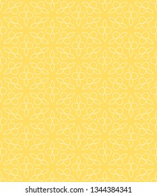 Seamless geometric line pattern in arabian style. Repeating linear texture for wallpaper, packaging, banner, invitation, business card, fabric print.Monochrome graphic background, lace pattern