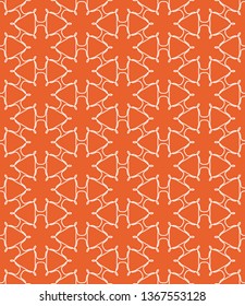 Seamless geometric line pattern in arabian style. Repeating linear texture for wallpaper, packaging, banner, invitation, business card, fabric print.Monochrome graphic background, lace pattern