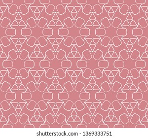 Seamless geometric line pattern in arabian style. Repeating linear texture for wallpaper, packaging, banner, invitation, business card, fabric print.Monochrome graphic background, lace pattern