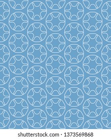 Seamless geometric line pattern in arabian style. Repeating linear texture for wallpaper, packaging, banner, invitation, business card, fabric print.Monochrome graphic background, lace pattern