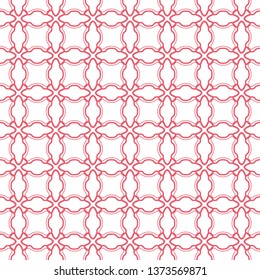 Seamless geometric line pattern in arabian style. Repeating linear texture for wallpaper, packaging, banner, invitation, business card, fabric print.Monochrome graphic background, lace pattern