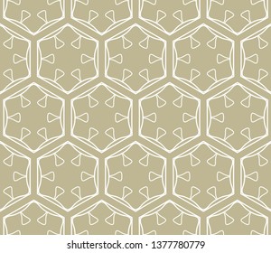 Seamless geometric line pattern in arabian style. Repeating linear texture for wallpaper, packaging, banner, invitation, business card, fabric print.Monochrome graphic background, lace pattern