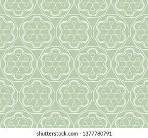 Seamless geometric line pattern in arabian style. Repeating linear texture for wallpaper, packaging, banner, invitation, business card, fabric print.Monochrome graphic background, lace pattern