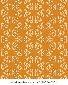 Seamless geometric line pattern in arabian style. Repeating linear texture for wallpaper, packaging, banner, invitation, business card, fabric print.Monochrome graphic background, lace pattern