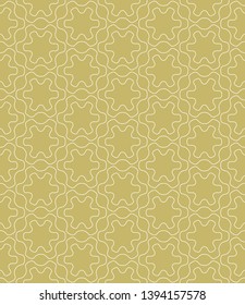 Seamless geometric line pattern in arabian style. Repeating linear texture for wallpaper, packaging, banner, invitation, business card, fabric print.Monochrome graphic background, lace pattern