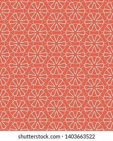 Seamless geometric line pattern in arabian style. Repeating linear texture for wallpaper, packaging, banner, invitation, business card, fabric print.Monochrome graphic background, lace pattern