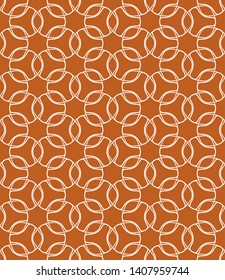 Seamless geometric line pattern in arabian style. Repeating linear texture for wallpaper, packaging, banner, invitation, business card, fabric print.Monochrome graphic background, lace pattern