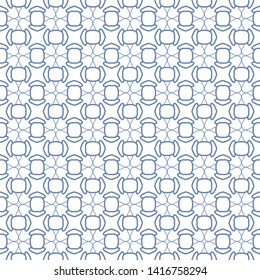 Seamless geometric line pattern in arabian style. Repeating linear texture for wallpaper, packaging, banner, invitation, business card, fabric print.Monochrome graphic background, lace pattern