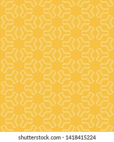Seamless geometric line pattern in arabian style. Repeating linear texture for wallpaper, packaging, banner, invitation, business card, fabric print.Monochrome graphic background, lace pattern