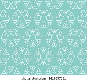 Seamless geometric line pattern in arabian style. Repeating linear texture for wallpaper, packaging, banner, invitation, business card, fabric print.Monochrome graphic background, lace pattern