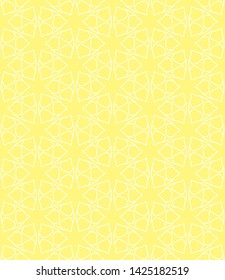 Seamless geometric line pattern in arabian style. Repeating linear texture for wallpaper, packaging, banner, invitation, business card, fabric print.Monochrome graphic background, lace pattern