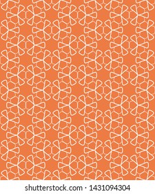 Seamless geometric line pattern in arabian style. Repeating linear texture for wallpaper, packaging, banner, invitation, business card, fabric print.Monochrome graphic background, lace pattern