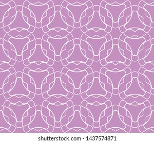 Seamless geometric line pattern in arabian style. Repeating linear texture for wallpaper, packaging, banner, invitation, business card, fabric print.Monochrome graphic background, lace pattern