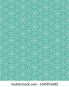 Seamless geometric line pattern in arabian style. Repeating linear texture for wallpaper, packaging, banner, invitation, business card, fabric print.Monochrome graphic background, lace pattern