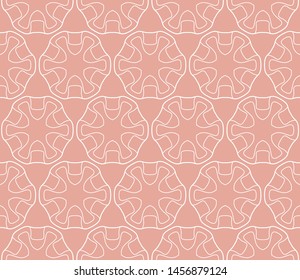 Seamless geometric line pattern in arabian style. Repeating linear texture for wallpaper, packaging, banner, invitation, business card, fabric print.Monochrome graphic background, lace pattern