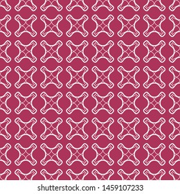 Seamless geometric line pattern in arabian style. Repeating linear texture for wallpaper, packaging, banner, invitation, business card, fabric print.Monochrome graphic background, lace pattern