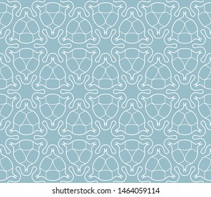 Seamless geometric line pattern in arabian style. Repeating linear texture for wallpaper, packaging, banner, invitation, business card, fabric print.Monochrome graphic background, lace pattern