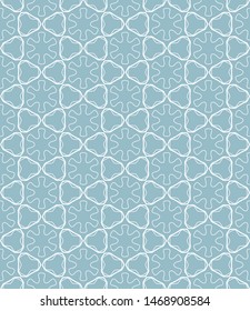 Seamless geometric line pattern in arabian style. Repeating linear texture for wallpaper, packaging, banner, invitation, business card, fabric print.Monochrome graphic background, lace pattern