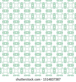Seamless geometric line pattern in arabian style. Repeating linear texture  Monochrome graphic background, lace pattern
