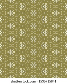 Seamless geometric line pattern in arabian style. Repeating linear texture for wallpaper, packaging, banner, invitation, business card, fabric print.Monochrome graphic background, lace pattern