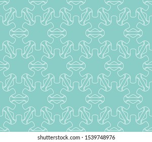 Seamless geometric line pattern in arabian style. Repeating linear texture for wallpaper, packaging, banner, invitation, business card, fabric print.Monochrome graphic background, lace pattern