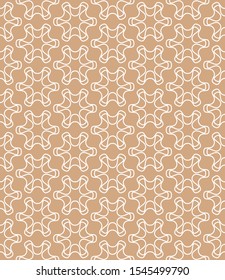 Seamless geometric line pattern in arabian style. Repeating linear texture for wallpaper, packaging, banner, invitation, business card, fabric print.Monochrome graphic background, lace pattern