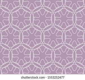 Seamless geometric line pattern in arabian style. Repeating linear texture for wallpaper, packaging, banner, invitation, business card, fabric print.Monochrome graphic background, lace pattern