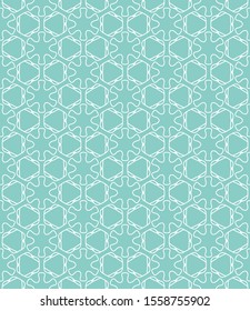 Seamless geometric line pattern in arabian style. Repeating linear texture for wallpaper, packaging, banner, invitation, business card, fabric print.Monochrome graphic background, lace pattern