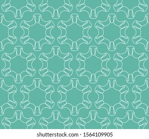 Seamless geometric line pattern in arabian style. Repeating linear texture for wallpaper, packaging, banner, invitation, business card, fabric print.Monochrome graphic background, lace pattern