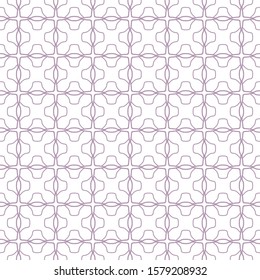 Seamless geometric line pattern in arabian style. Repeating linear texture for wallpaper, packaging, banner, invitation, business card, fabric print.Monochrome graphic background, lace pattern