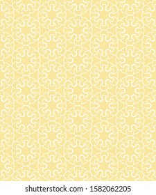 Seamless geometric line pattern in arabian style. Repeating linear texture for wallpaper, packaging, banner, invitation, business card, fabric print.Monochrome graphic background, lace pattern