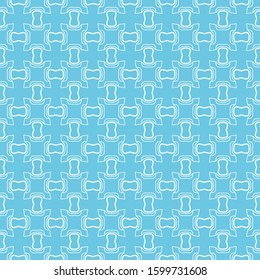 Seamless geometric line pattern in arabian style. Repeating linear texture for wallpaper, packaging, banner, invitation, business card, fabric print.Monochrome graphic background, lace pattern