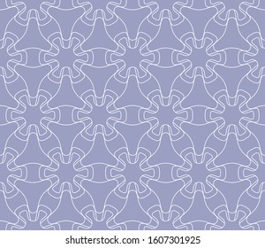 Seamless geometric line pattern in arabian style. Repeating linear texture for wallpaper, packaging, banner, invitation, business card, fabric print.Monochrome graphic background, lace pattern