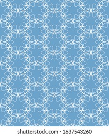 Seamless geometric line pattern in arabian style. Repeating linear texture for wallpaper, packaging, banner, invitation, business card, fabric print.Monochrome graphic background, lace pattern