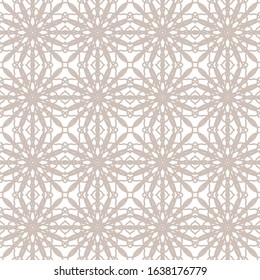 Seamless geometric line pattern in arabian style, ethnic ornament, decoration, ornament, vector. 