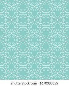 Nahtlose geometrische Linienmuster im arabischen Stil. Wiederholte lineare Textur für Bildschirmhintergründe, Verpackungen, Banner, Einladung, Visitenkarte, Stoffdruck.einfarbiger grafischer Hintergrund, Spitzenmuster