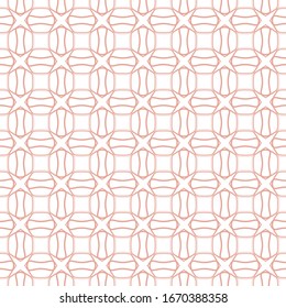 Seamless geometric line pattern in arabian style. Repeating linear texture for wallpaper, packaging, banner, invitation, business card, fabric print.Monochrome graphic background, lace pattern