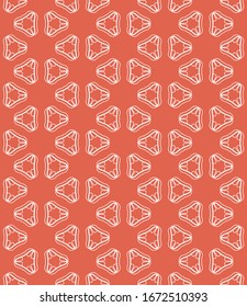 Seamless geometric line pattern in arabian style. Repeating linear texture for wallpaper, packaging, banner, invitation, business card, fabric print.Monochrome graphic background, lace pattern
