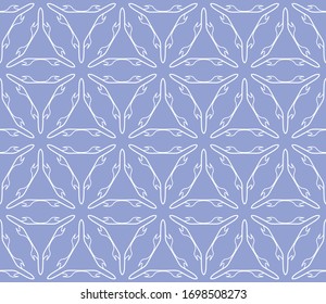 Patrón de líneas geométricas sin problemas en estilo árabe. Textura lineal repetitiva para papel pintado, embalaje, banner, invitación, tarjeta de visita, impresión de tela.Fondo gráfico monocromo, patrón de encaje