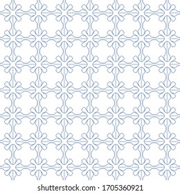 Patrón de líneas geométricas sin problemas en estilo árabe. Textura lineal repetitiva para papel pintado, embalaje, banner, invitación, tarjeta de visita, impresión de tela.Fondo gráfico monocromo, patrón de encaje