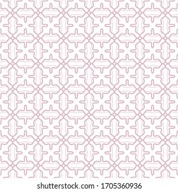 Seamless geometric line pattern in arabian style. Repeating linear texture for wallpaper, packaging, banner, invitation, business card, fabric print.Monochrome graphic background, lace pattern